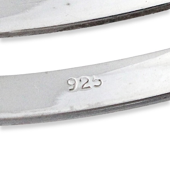 Vintage Sterling Silver Greek Key Panel Bracelet Wide Meander Pattern Link 925 - Picture 6 of 6